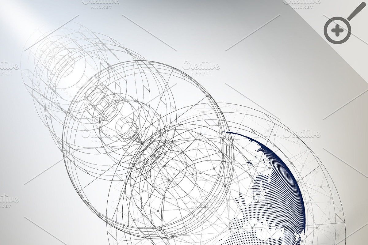 Bundle of 15Abstract 3D world globes, a Technology Illustration by VectorShop (Photo 4 of 15)