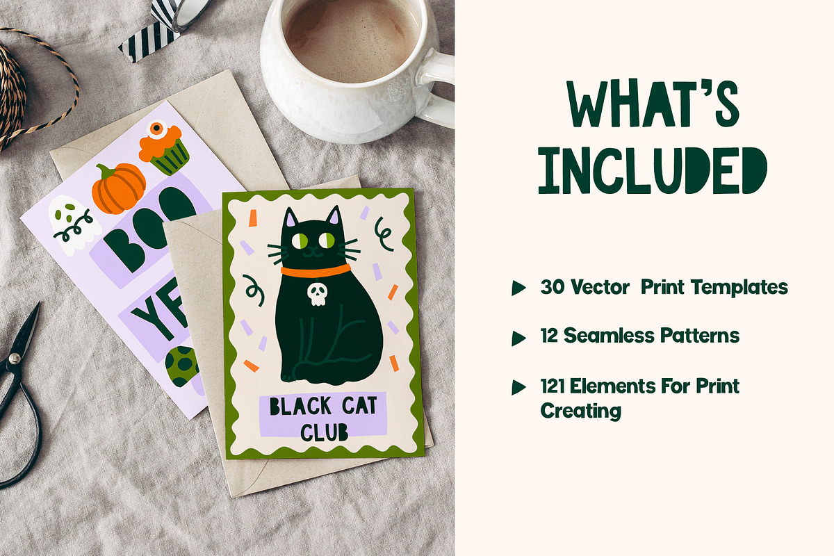 Cutout Halloween Print Creator, an Object Graphic by ArtFM (Photo 2 of 14)