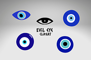 Evil Eye Clipart, an Illustration by tahananeart (Thumbnail 1 of 6)