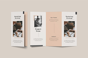 A4 Trifold Brochure Mockup - Bundles