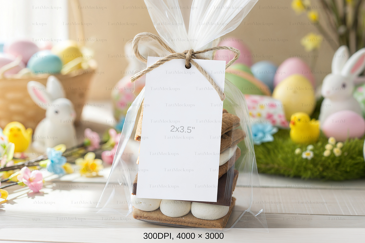 Easter Favor Tag Mockup, a Product Mockup by TatiMockup (Photo 2 of 4)