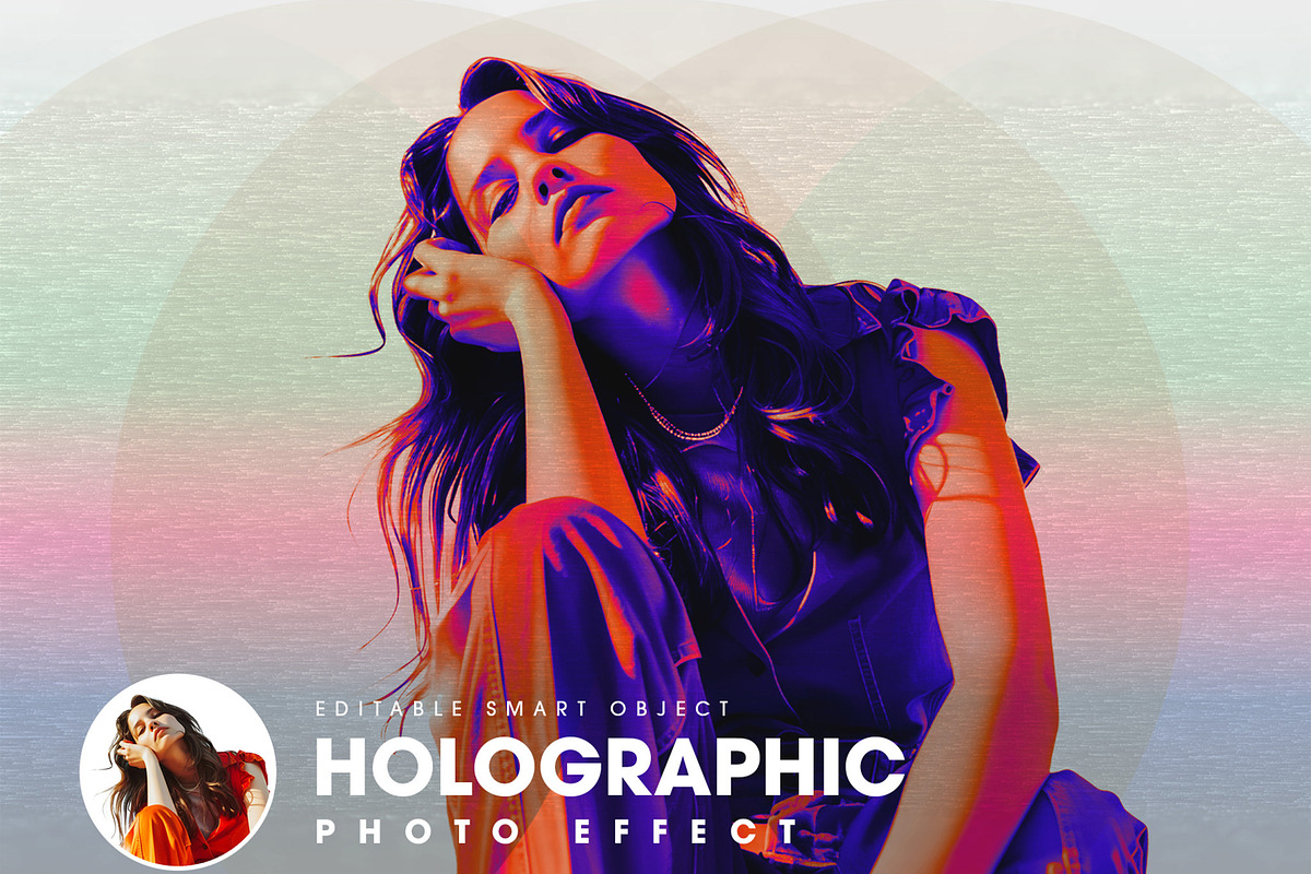 Holographic Photo Effect Template, an UI Kit Template by MightyDesign (Photo 1 of 7)