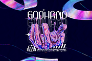 Ghallore Decorative, a Sans Serif Font by Glyphstyle (Thumbnail 3 of 6)