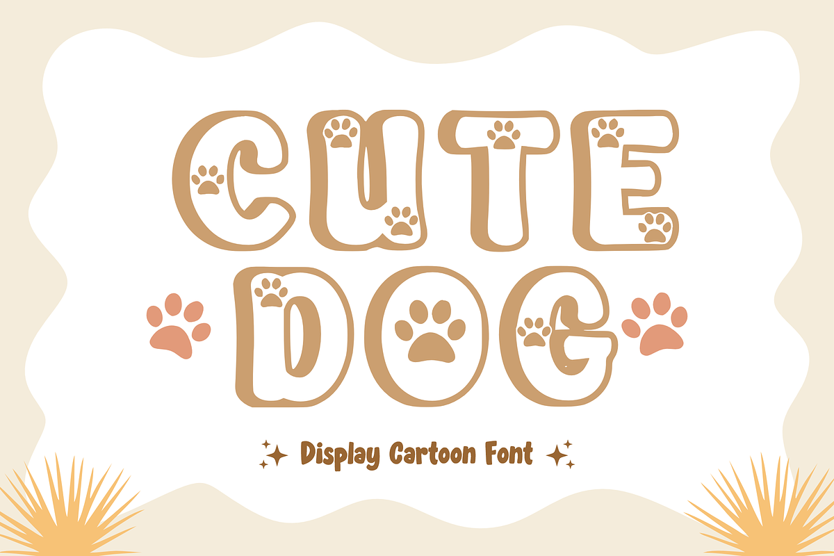 Cat Meow - Cartoon Font Types, a Font by KiddoGlyphs Studio (Photo 2 of 3)