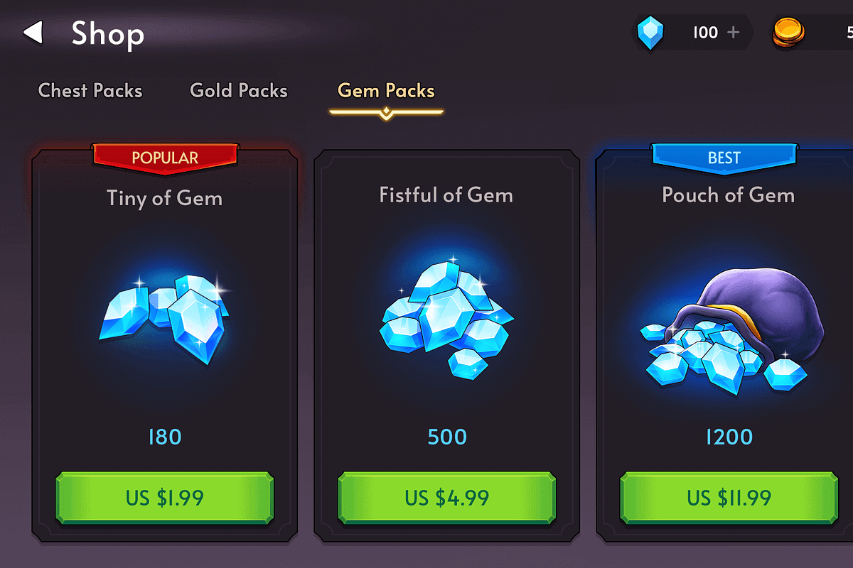 GUI Pro - Fantasy RPG, an UI Kit Template by LAYERLAB (Photo 45 of 59)