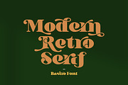 Bastro - Retro Bold Fonts, a Serif Font by HansCo Studio (Thumbnail 5 of 14)