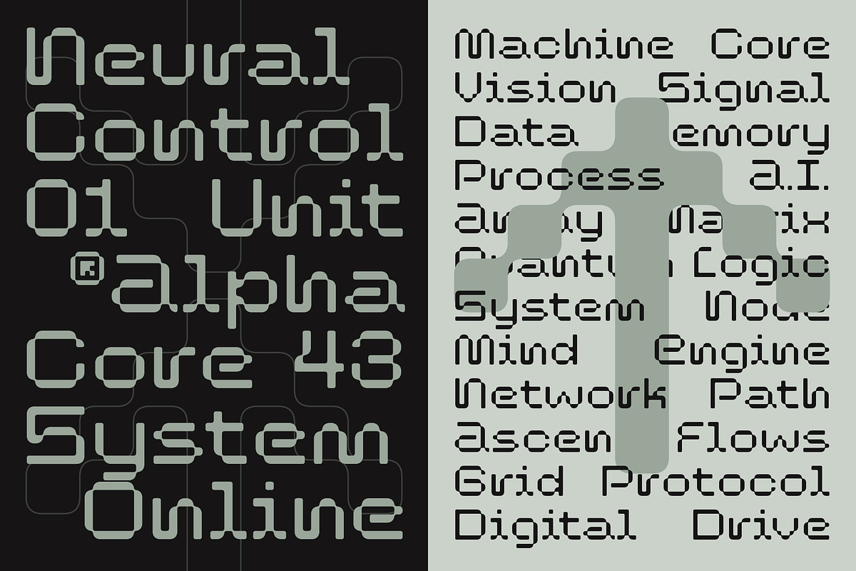 Aspek - Futuristic Display Sans, a Sans Serif Font by The Native Saint Club (Photo 15 of 16)