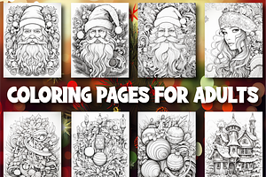 Christmas Coloring Pages For Adults