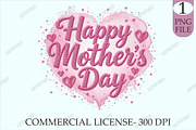 Happy Mother's Day Clipart, a Graphic by designcity5 (Thumbnail 1 of 4)