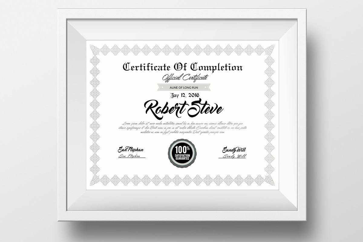 5 Certificate & Diploma Bundle, a Stationery Template by Business Flyers (Photo 5 of 6)