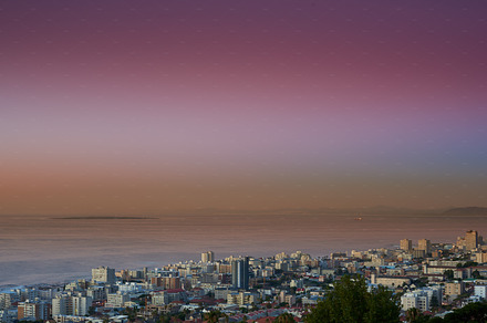 Cape Town at night, a Photo by Peopleimages.com