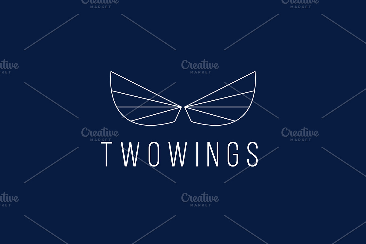 wings logo vector icon illustration, a Branding & Logo Template by Dyn Studio