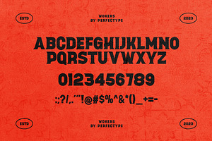 Wokerz Vintage Serif Font Typeface