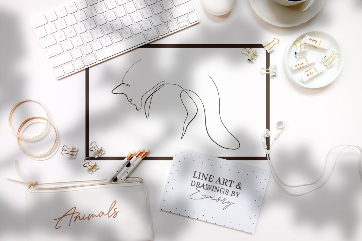 BUNDLE Line Art and illustrations, a Decorative Illustration by Eviory (Photo 6 of 28)