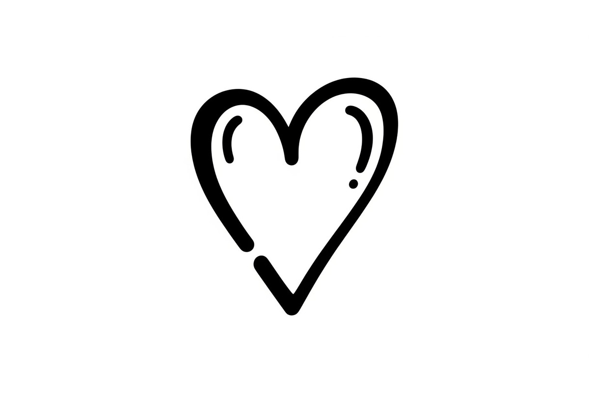 Hand Drawn Heart Doodle Vector Bundl, an Illustration by Creativeshirt (Photo 2 of 48)