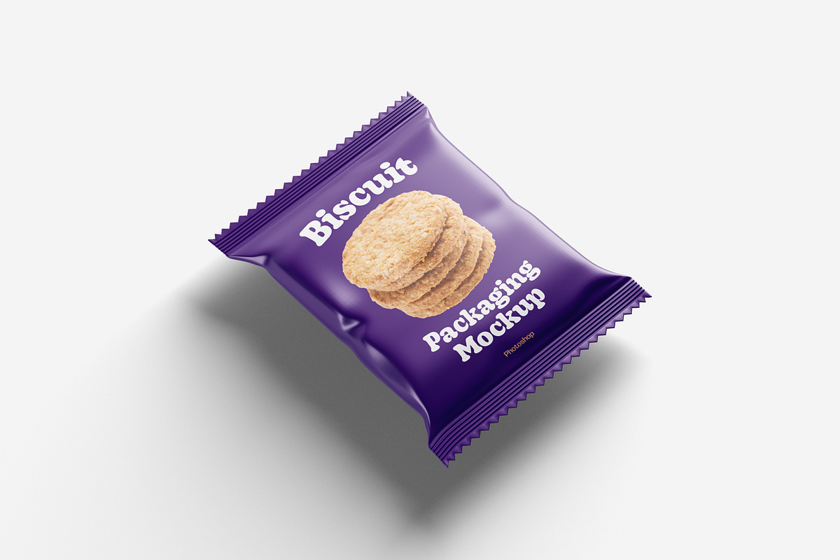 Biscuit Packaging Mockups, a Packaging Mockup by artimasa (Photo 4 of 6)