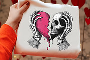 Gothic Valentine's Day Clipart, an Illustration by OK Design (Thumbnail 3 of 6)