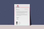 Professional Letterhead Template, a Stationery Template by BrandlyTemplate (Thumbnail 2 of 3)