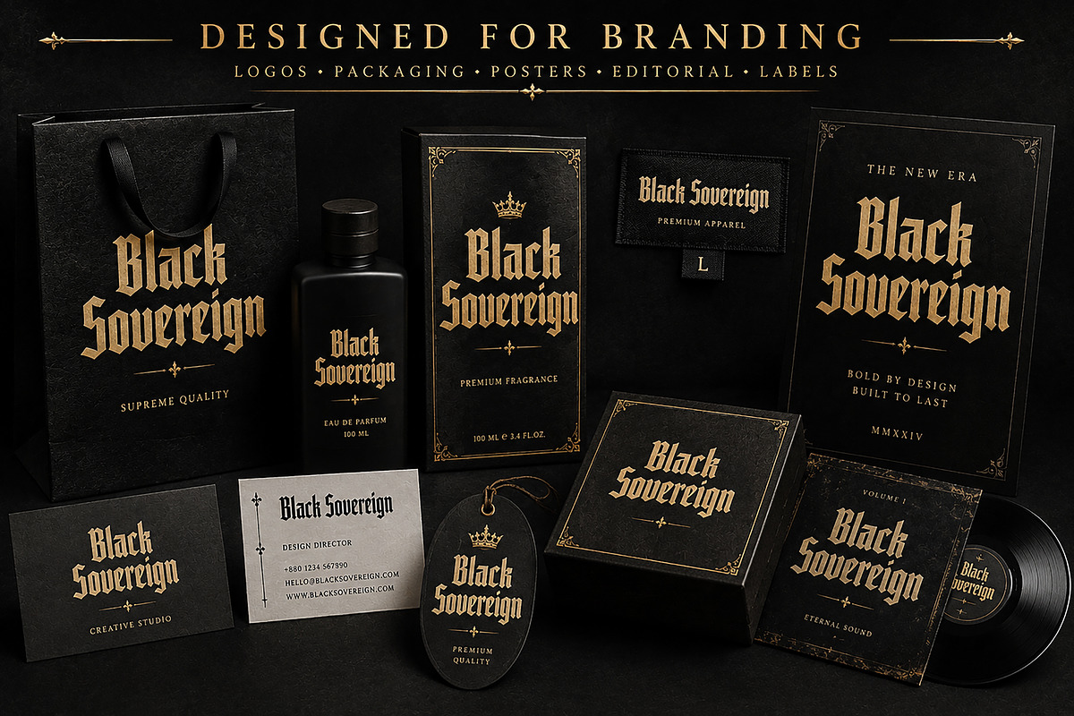 Black Sovereign, a Blackletter Font by Wow Magic (Photo 5 of 5)