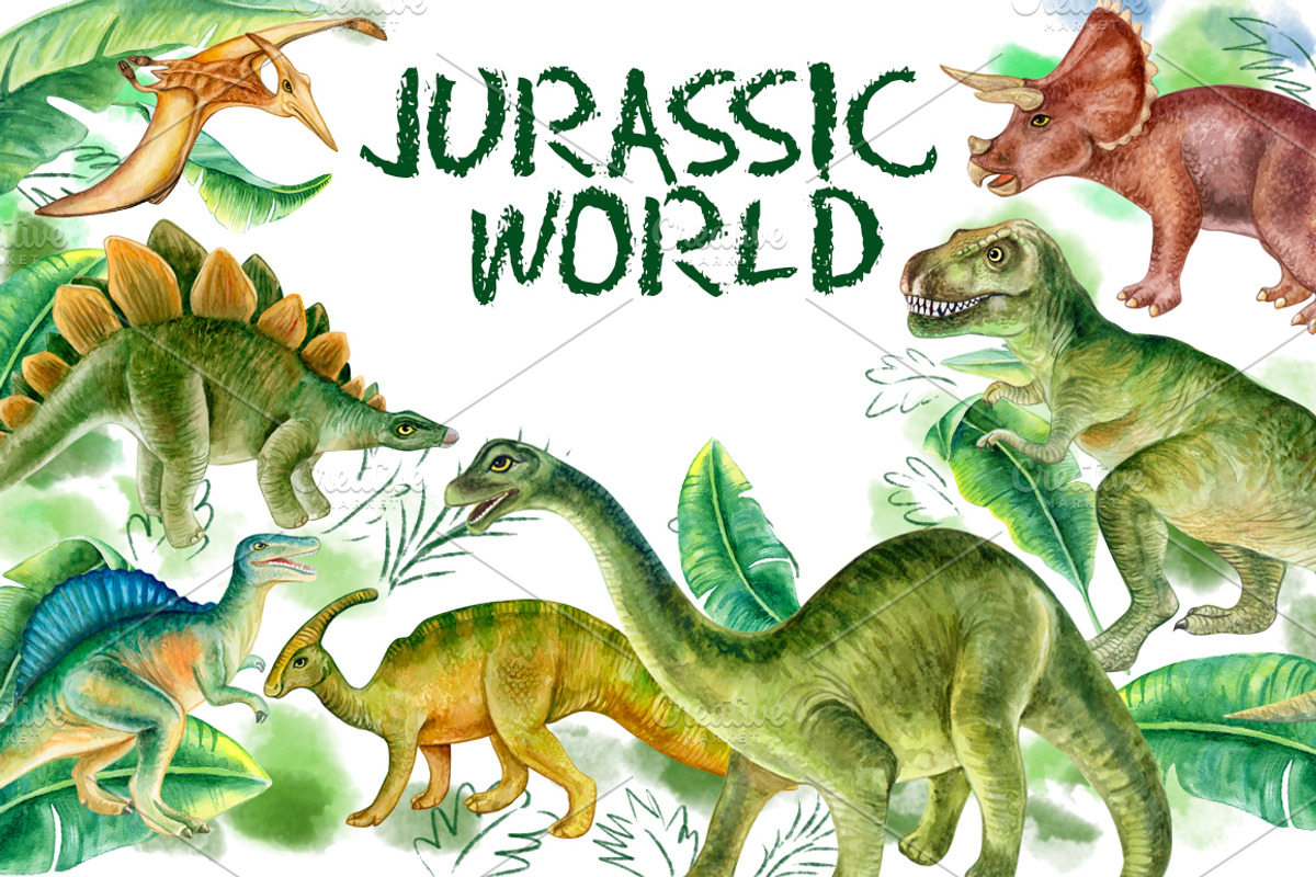 20% OFF! Jurassic World, an Animal Illustration by Watercolor dreams (Photo 1 of 6)