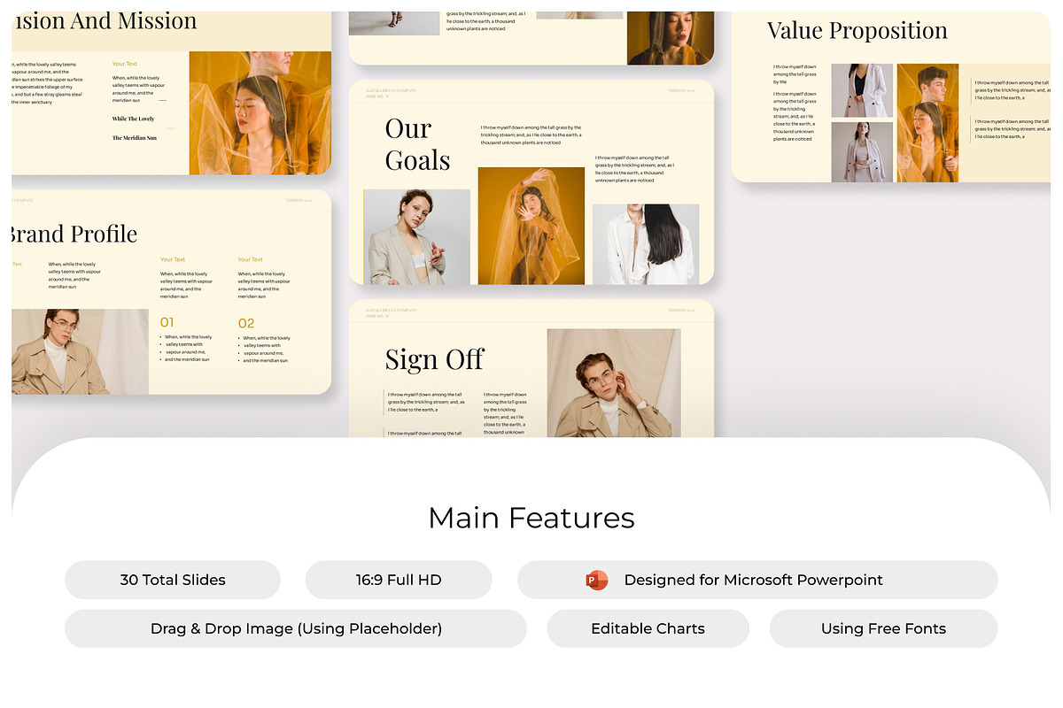 Kazara- Brand Proposal PowerPoint, a Presentation Template by Premast (Photo 2 of 4)