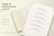Wedding Order of Events Template, a Stationery Template by Vasya Kobelev (Thumbnail 3 of 7)