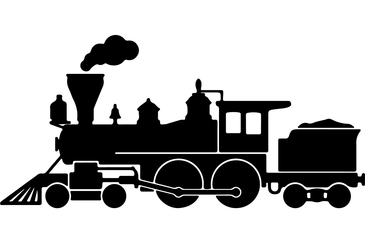 Steam locomotive and diesel train, a Transportation Illustration by jahid234 (Photo 8 of 13)