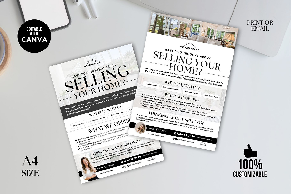 Thinking of Selling Flyers Canva preview 3