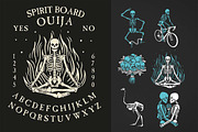 Skeletons` Logos Collection #3, an Illustration by Moloko88 (Thumbnail 1 of 3)