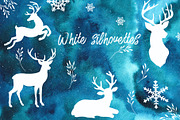 Winter in deep blue. Watercolor, an Object Graphic by Ana-Sakuta (Thumbnail 10 of 16)