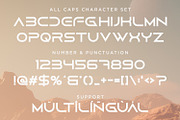 Aeruno - Futuristic Display Font, a Sans Serif Font by BlancaLab Studio (Thumbnail 5 of 7)