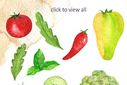Kitchen collection, a Food Illustration by Watercolor & sketches (Thumbnail 3 of 7)
