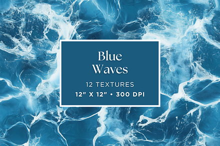 Blue Waves Textures