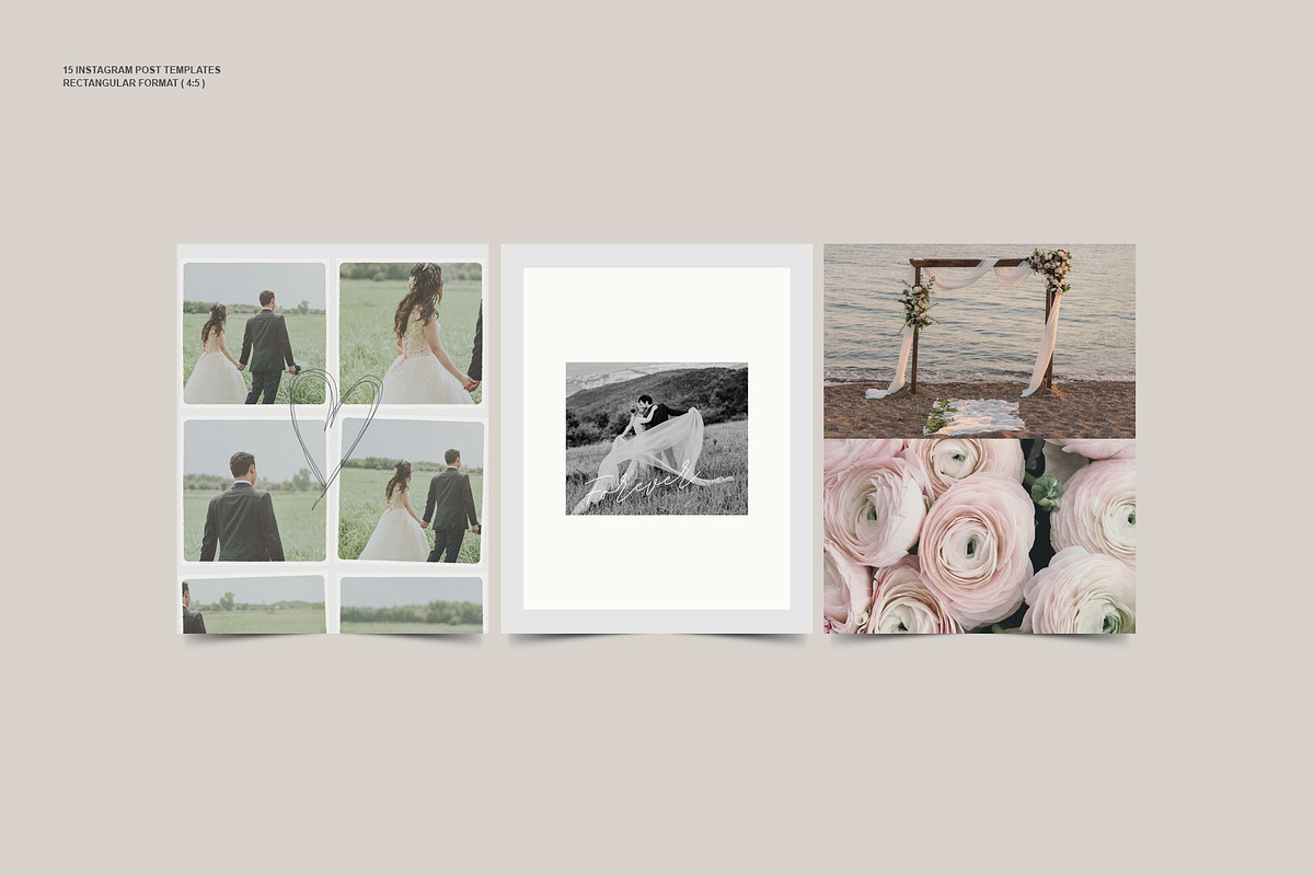 Canva Wedding Instagram Posts - Vol.2 preview 7
