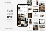 100 Interior Design Posts, a Social Media Template by PatternLab. (Thumbnail 3 of 9)