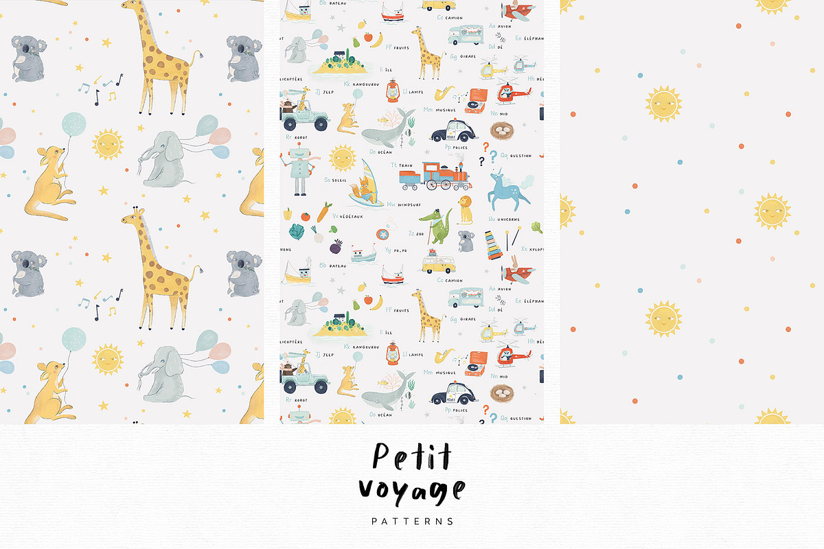 Petit Voyage. Graphics & Patterns, an Animal Illustration by annartdreams (Photo 6 of 14)