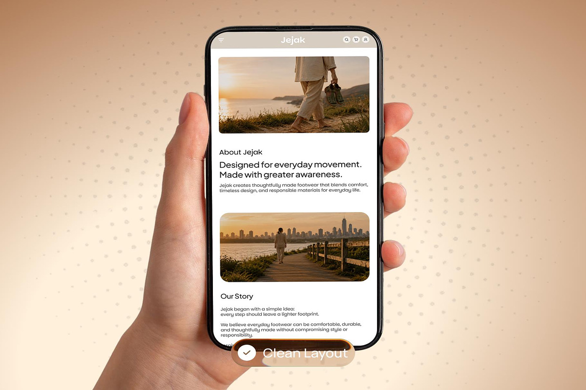 Jejak Sustainable Fashion eCommerce, an UI Kit Template by Creative Perspective (Photo 3 of 7)