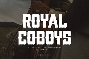 Royal Coboys - Western Font