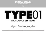 Type01 Photoshop Action preview 2