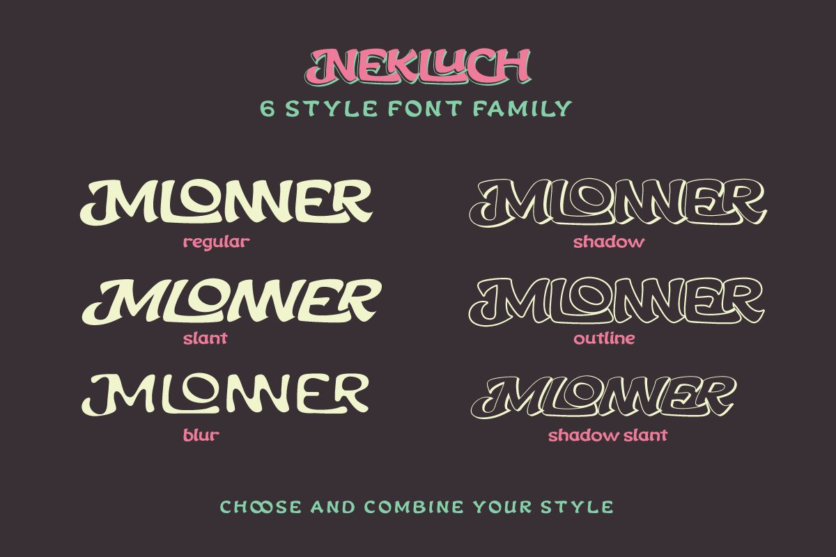 Nekluch - Vintage Display Font, a Serif Font by twinstd (Photo 2 of 10)