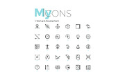 My Icons, an Outline Icon by Andrew Kras Design (Thumbnail 8 of 38)