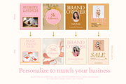 Blush & Glow Instagram Post Template, a Social Media Template by HellYeahDesigns (Thumbnail 7 of 8)