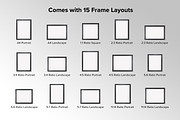 Frame Mockup Set for Many Ratios, a Product Mockup by MelissaBMockups (Thumbnail 4 of 6)