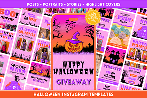 Halloween Instagram Templates