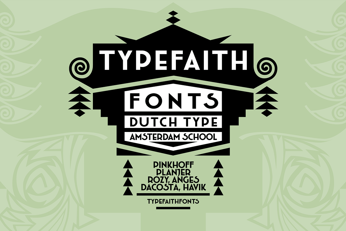 Amsterdam School font bundle, a Font by TypeFaith Fonts (Photo 16 of 16)