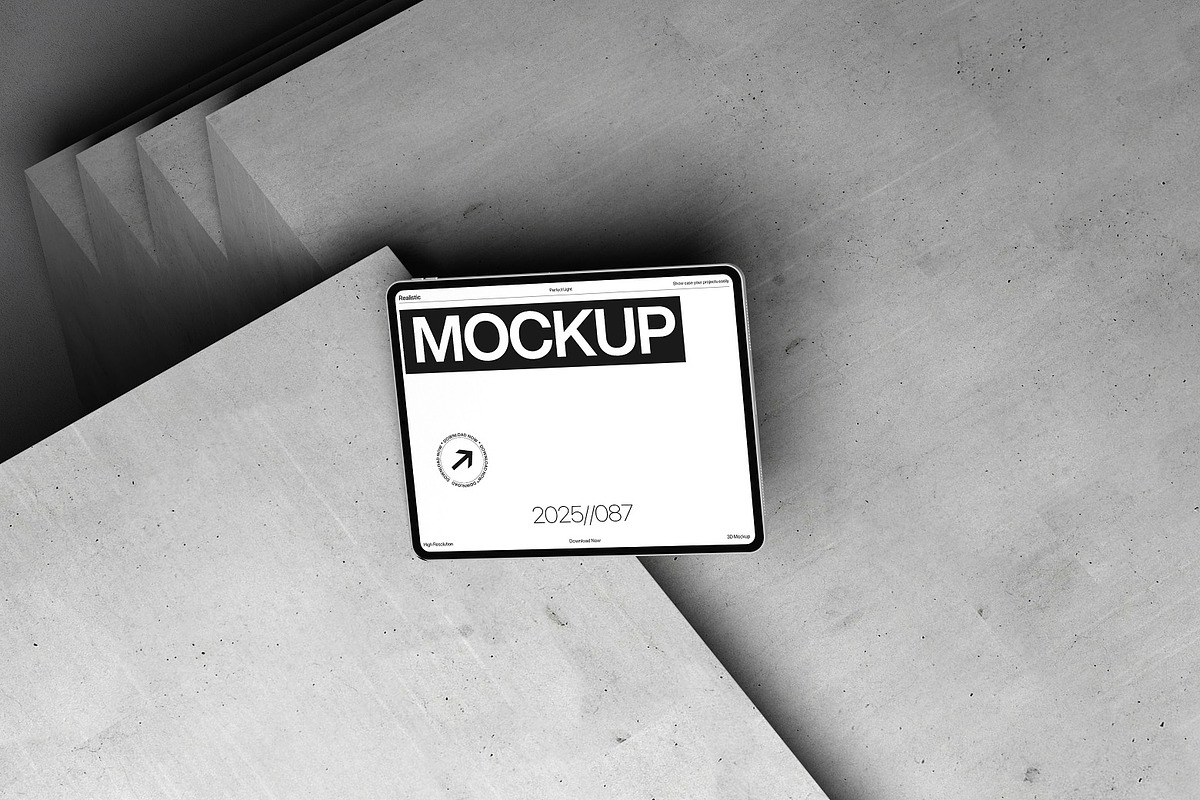 Tablet Screen Mockup, an iPad Mockup by kreatifreya (Photo 9 of 11)