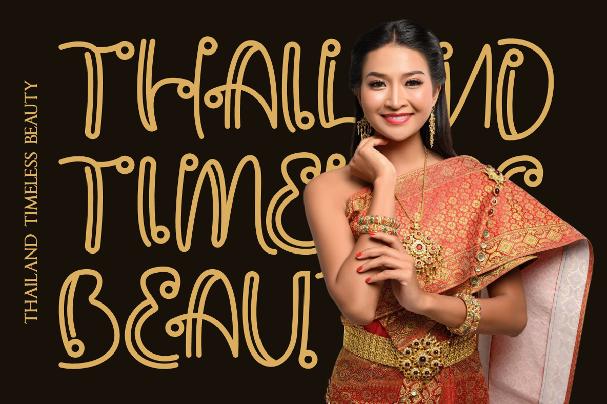 Sukhara Thai Style Font, a Font by PutraCetol Studio (Photo 4 of 5)