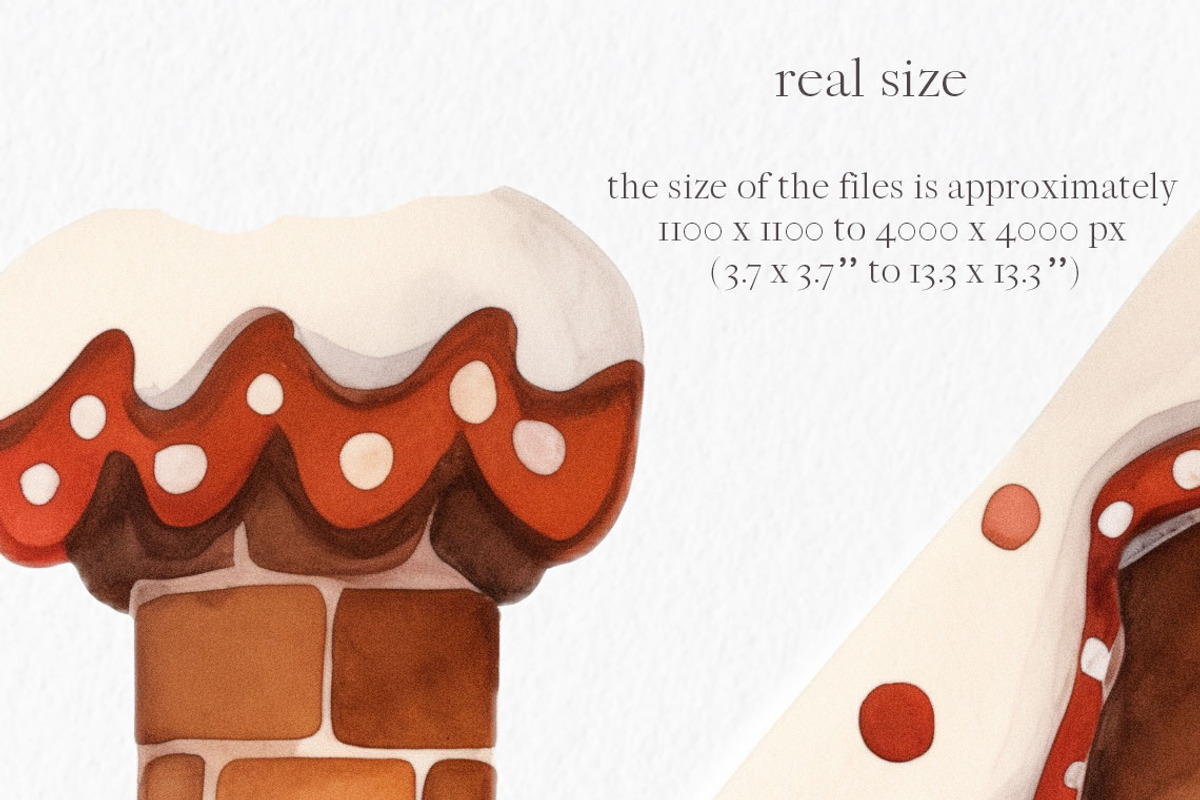 Gingerbread cookies watercolor, an Object Graphic by MyLittleMeow (Photo 6 of 8)