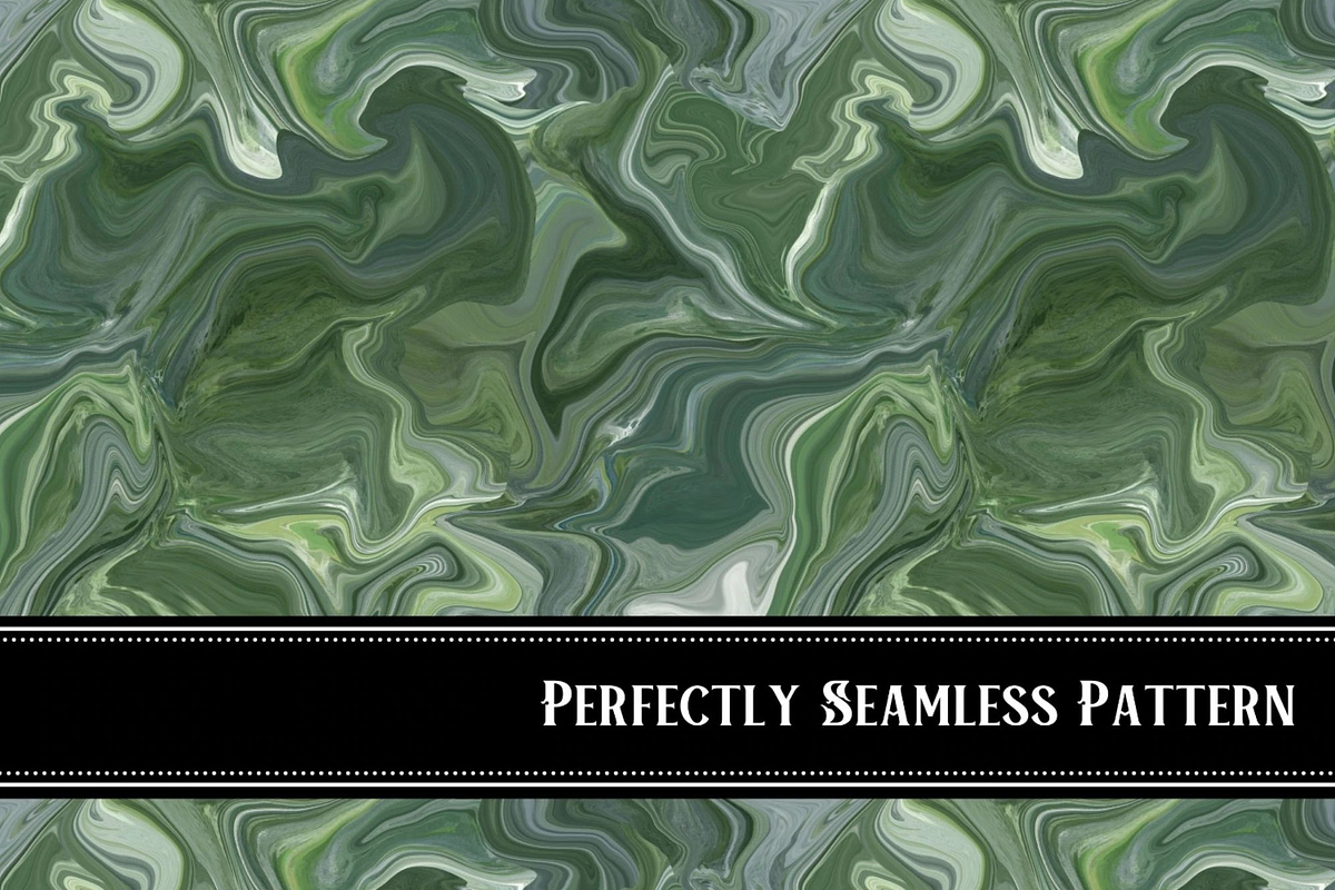 Rainbow Marbled Paint Pattern Set, a Pattern Graphic by Gen Aumonier (Photo 6 of 9)