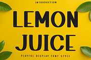 Lemon Juice, a Script Font by InermediaSTUDIO (Thumbnail 1 of 8)